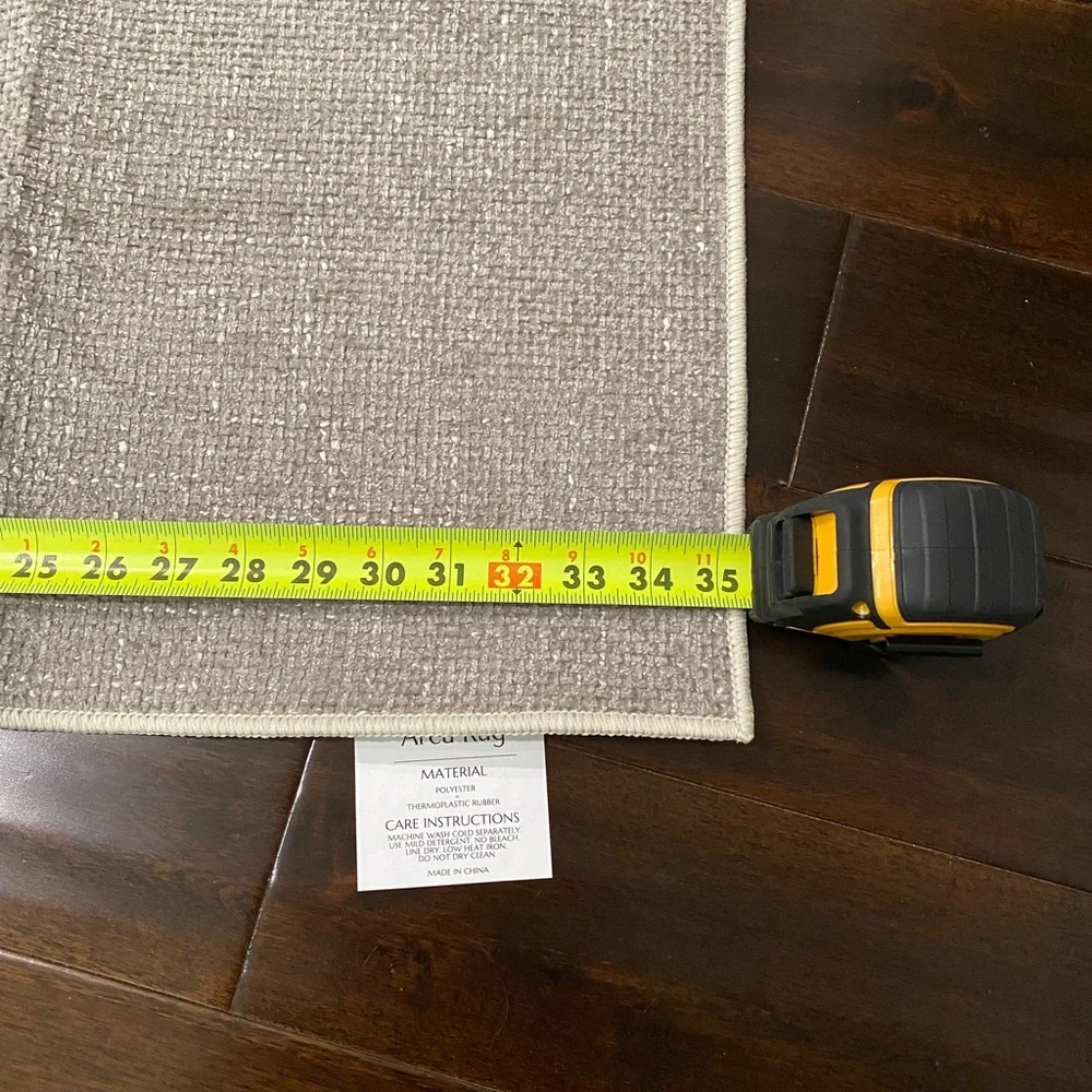 Beige Textured Area Rug